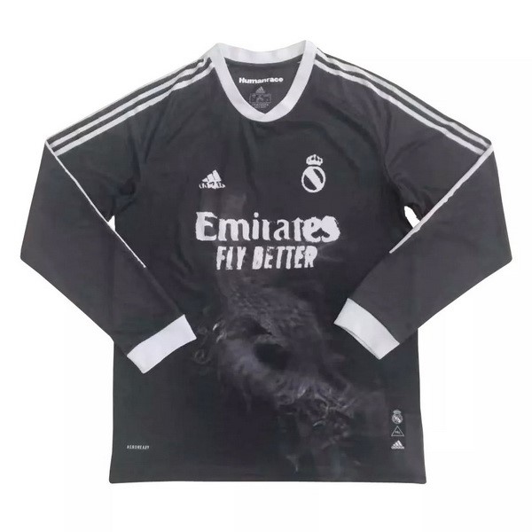 Tailandia Camiseta Real Madrid Human Race ML 2020/21 Negro